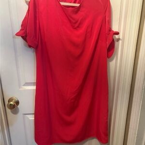 Vibrant pink ppShort Sleeve Dress